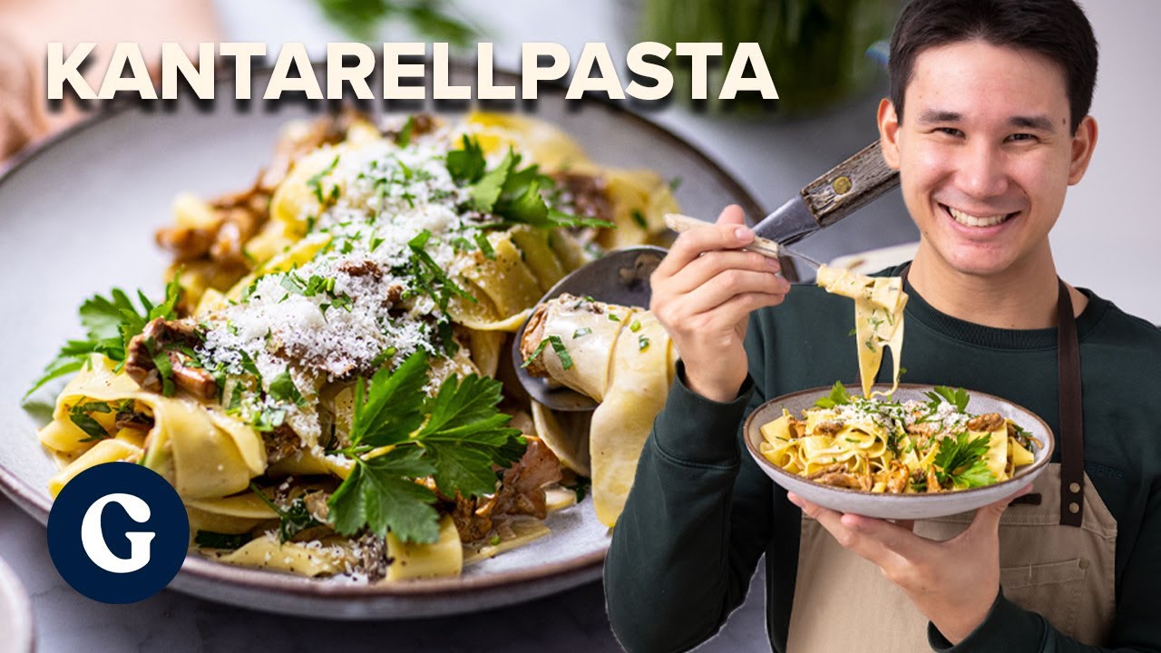Filip Poons krämiga kantarellpasta – magiskt god!