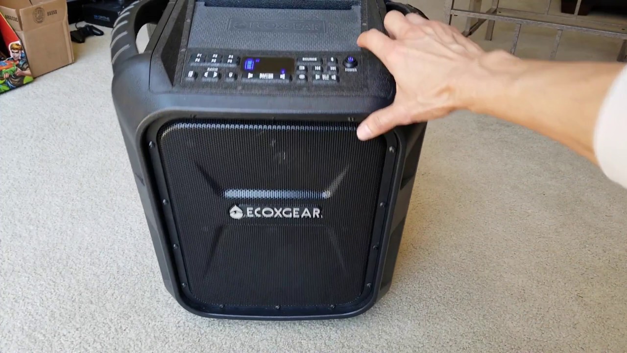 ECOXGEAR ECOBOULDER EQ Max High Volume Sound Check! 4 18 18