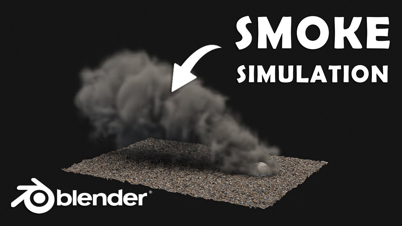 SMOKE SIMULATION with Dynamic Paint - Blender 4.2 (Tutorial)
