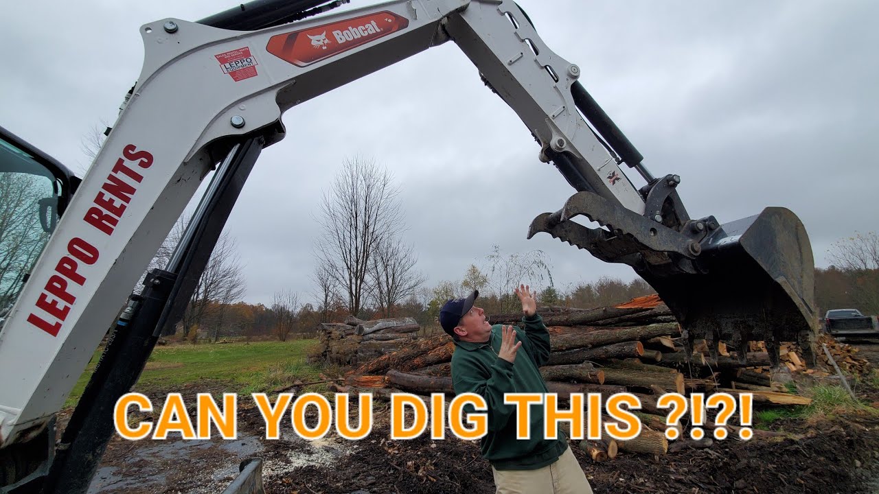 MINI EXCAVATOR | BIG DIG with the Bobcat E50