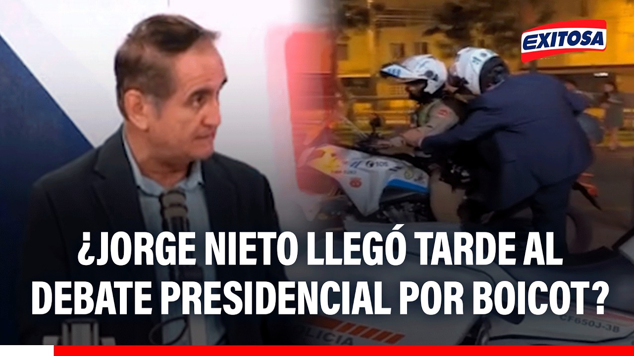 🔴🔵 &iquest;Jorge Nieto lleg&oacute; tarde al debate presidencial por boicot?