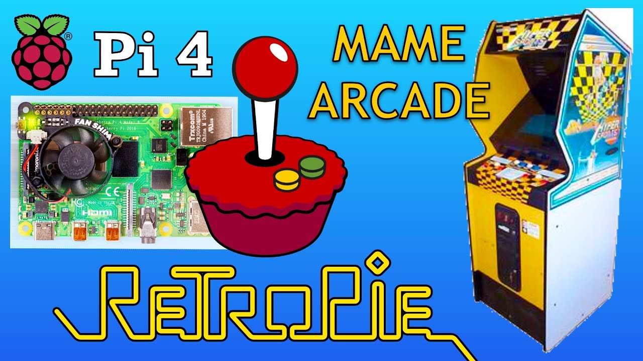 Raspberry Pi 4 RETROPIE unofficial build basic setup and configuration MAME Arcade emulation