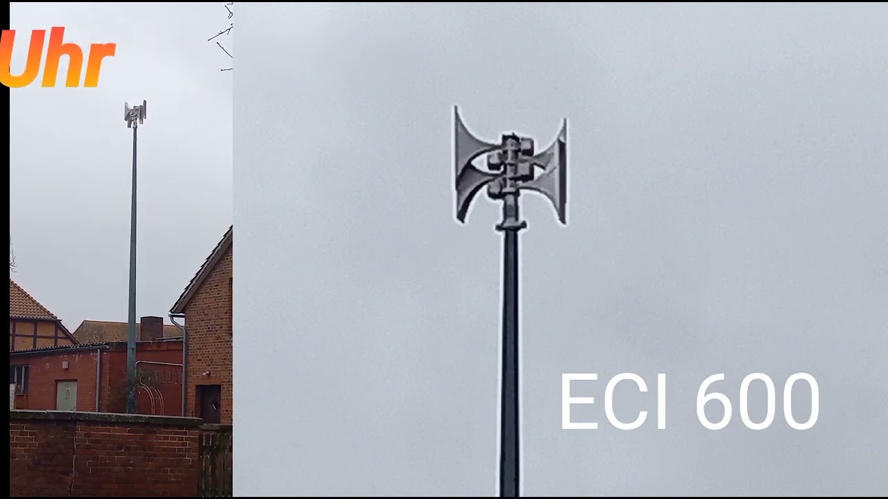Monatliche Sirenenprobe in Rehburg ECI 600 brüllt durch die Stadt