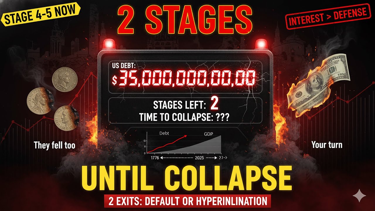 The 7 Stages of National Bankruptcy: The Debt Cycle Blueprint That Predicts Collapse