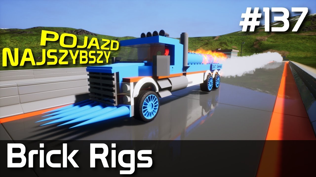 Brick Rigs PL [#137] NAJSZYBSZY Pojazd ŚWIATA! /z Skie