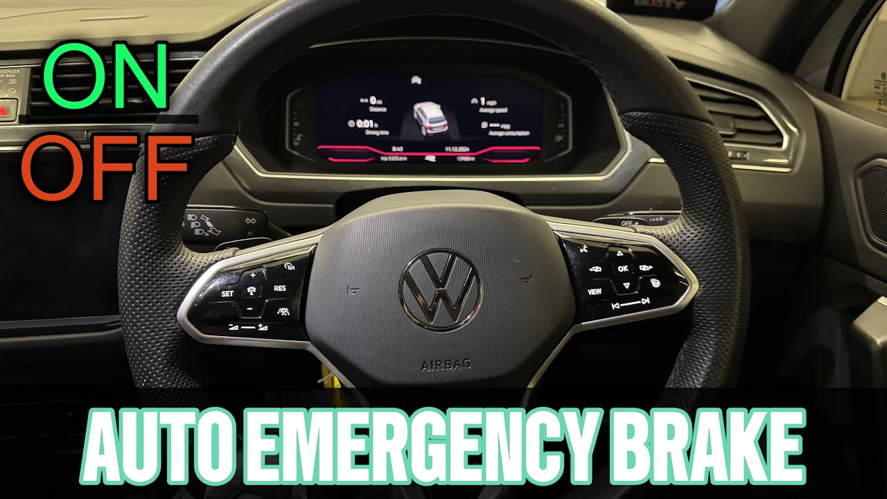 2024 VW TIGUAN automatic emergency brake ON/OFF