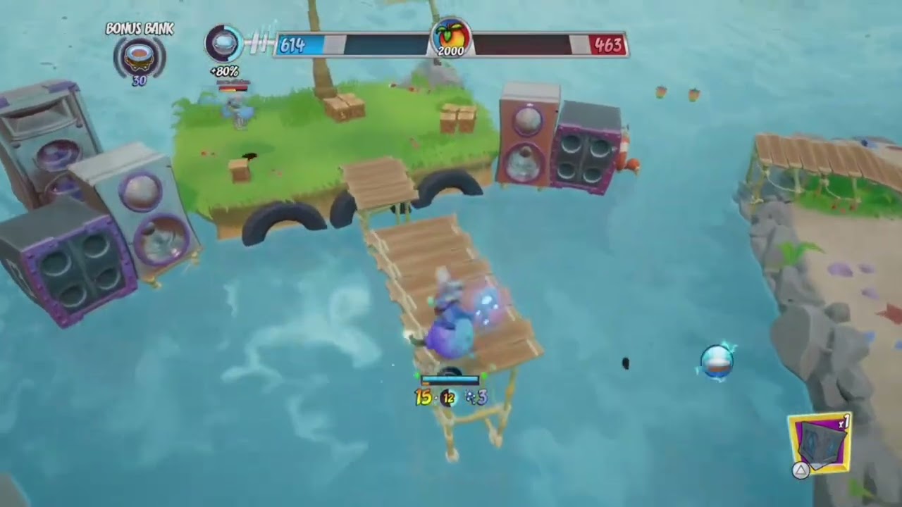 Crash Team Rumble: Ripper Roo Matches #1 with Mario Music and SFXs