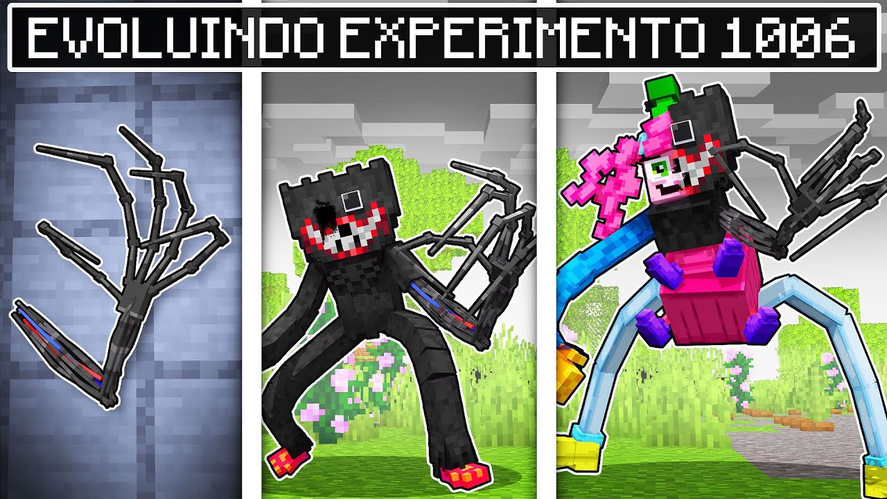 EVOLUINDO EXPERIMENTO 1006 PARA EXPERIMENTO 1006 DEUS no MINECRAFT!