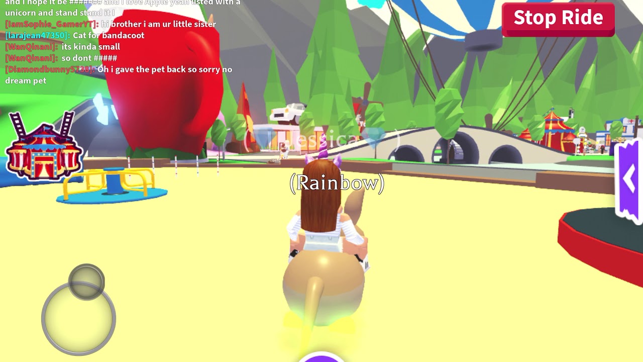 I made a Mega neon bandicoot in adopt me