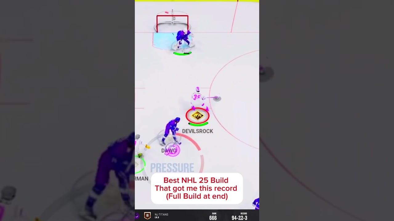 The Best Build in NHL 25 that got me a 94-22-3 record in EASHL #nhl25 #hockey #eashl #nhlclips