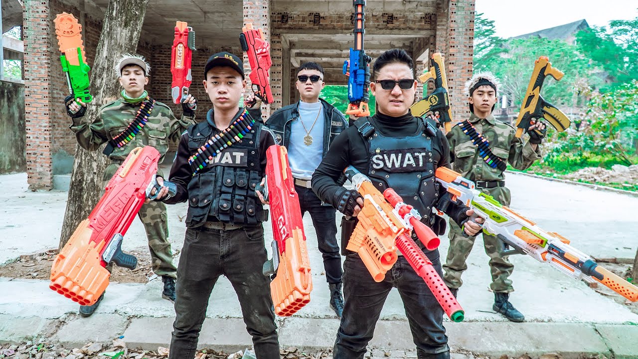 Игра LTT ​​Nerf War: Легендарное оружие Nerf SEAL X сражается с мистером Зеро. Узнайте, кто украл...