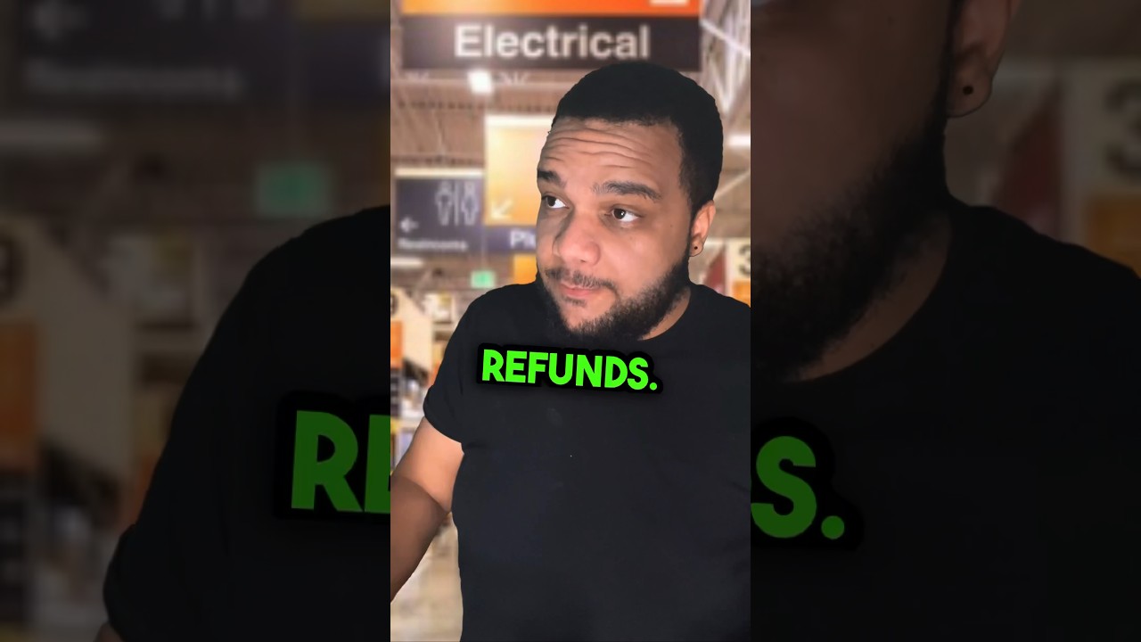 EXPOSING Home Depot&rsquo;s SECRET Return Policy! 🤫 #shorts