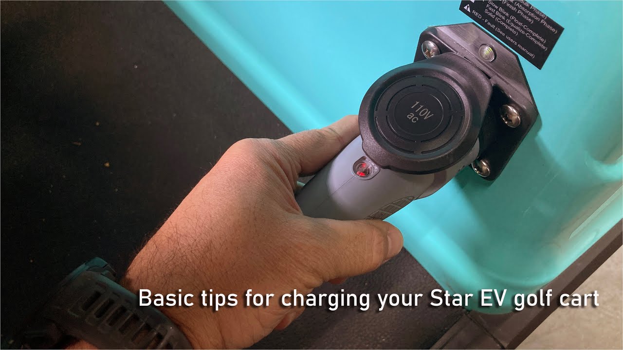 BEST EXPERIENCE | Basic tips for charging your Star EV golf cart-How to charge an electric golf cart