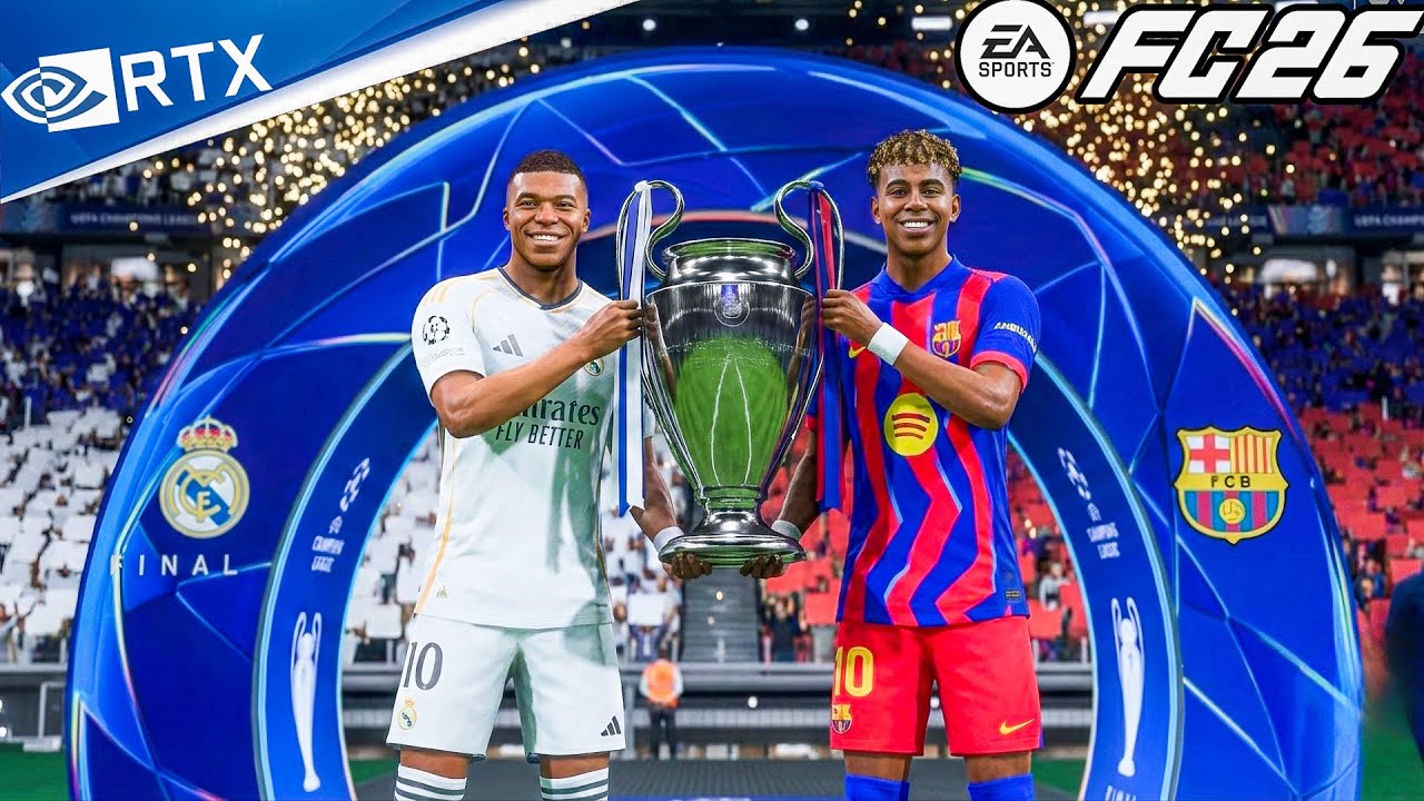 FC 26 - Real Madrid Vs Barcelona - UEFA Champions League 25/26 FINAL- El clasico - PC™[4K60]