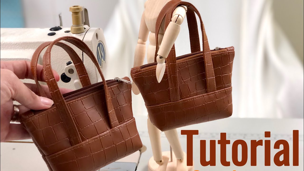 Mini Bolsa F&Aacute;CIL - Passo a Passo COMPLETO - Mini Bag - DIY