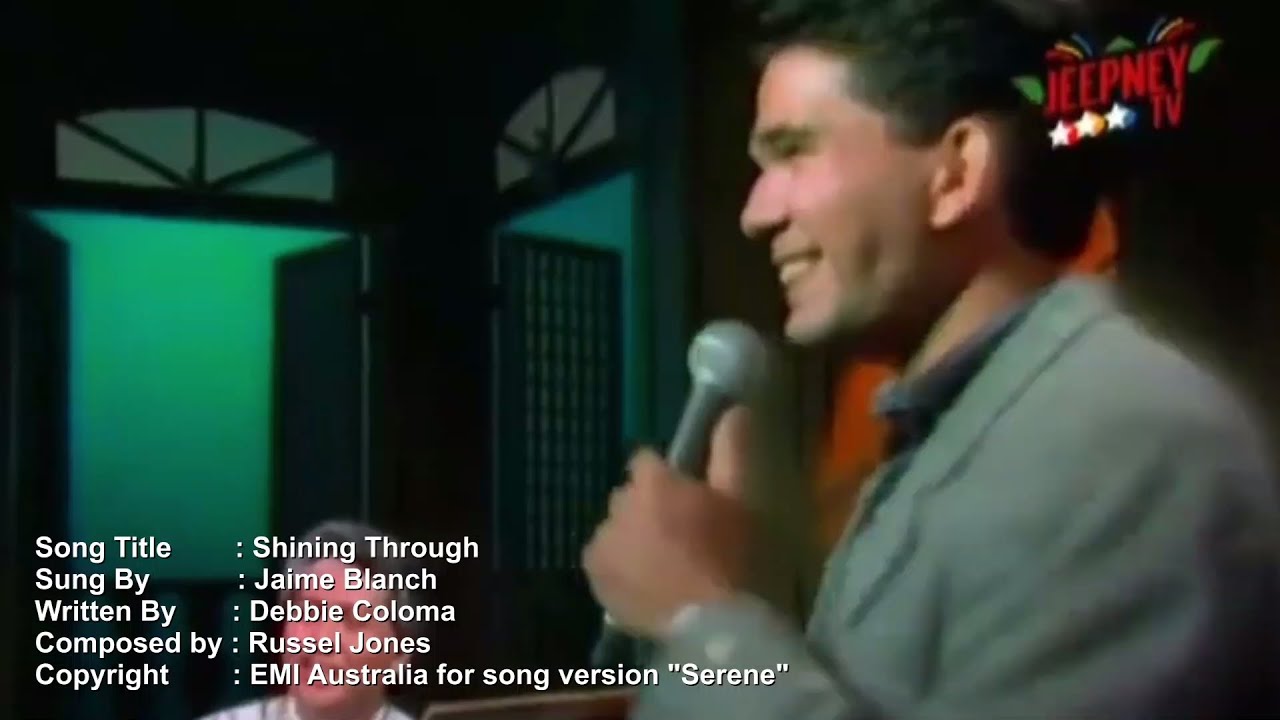 Shining Through - Jaime Blanch singing the Famous Philippine Airlines TVC 80s Ad Jingle