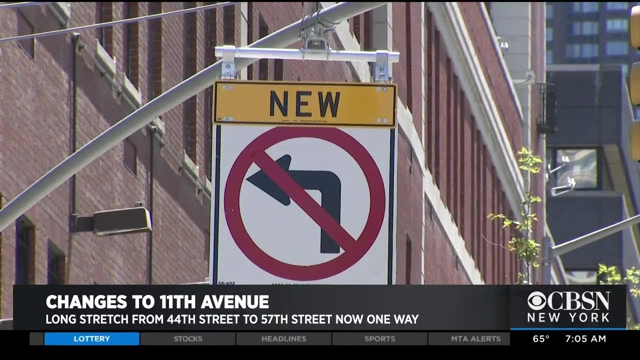 11th Ave Becomes One-Way On West Side