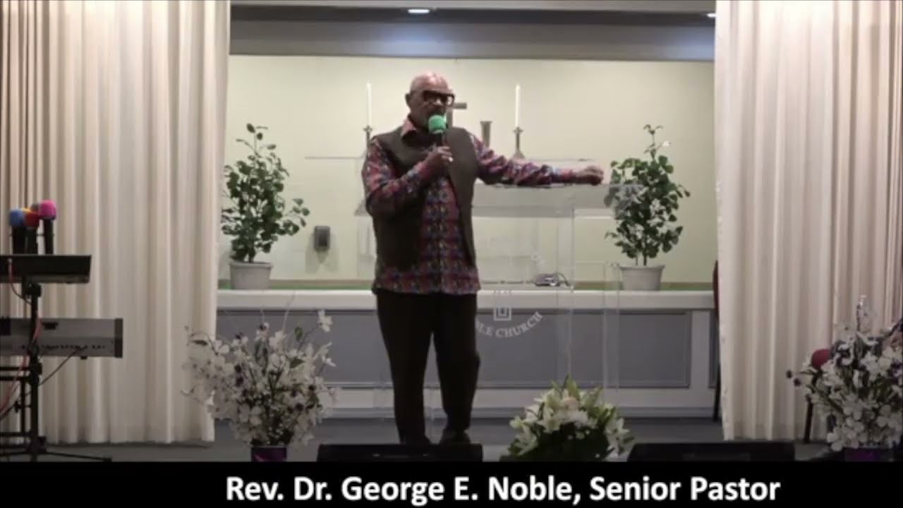 'Calm in Chaos' Sermon from Jonah 2:1-2, by Pastor George Noble, Restoration Bible Church