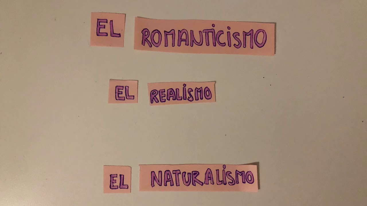 EL ROMANTICISMO,EL REALISMO Y EL NATURALISMO-4tA