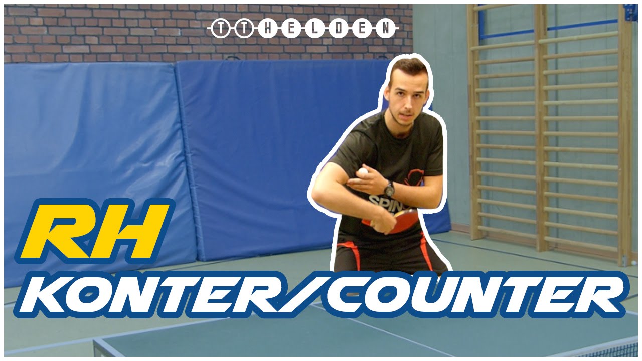 Rückhand Konter - Backhand Counterhit Definition & Erklärung Table Tennis - TT Helden