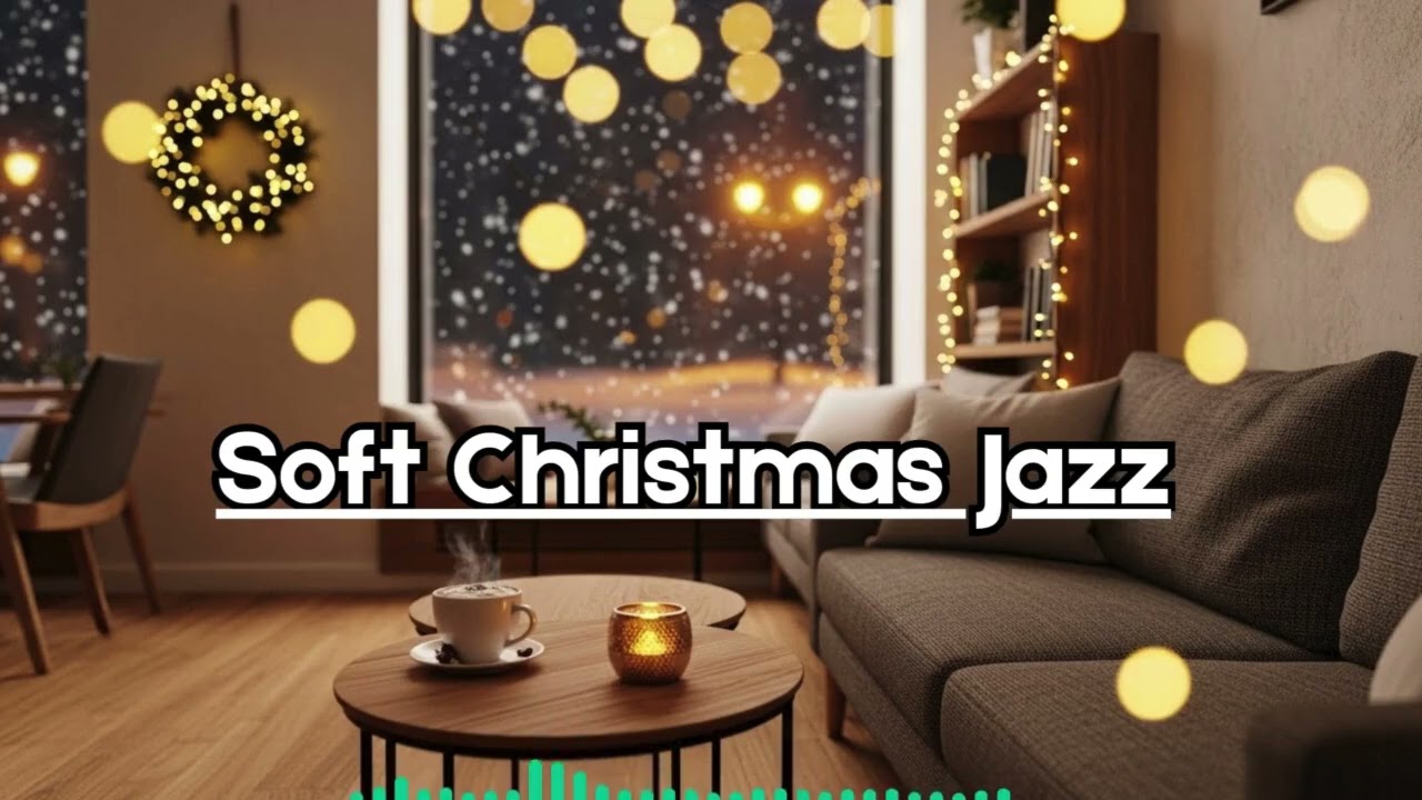 Soft Christmas Jazz Instrumental 🎄 Cozy Winter Music for December Evenings