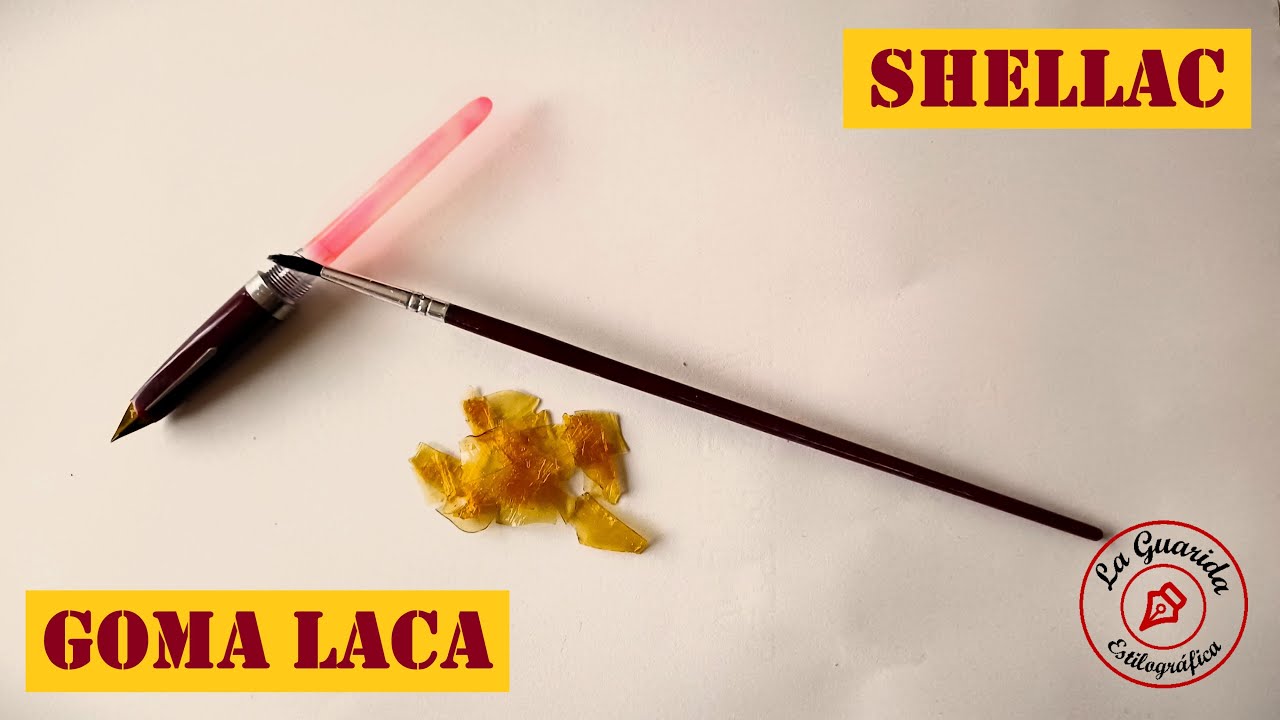 Goma Laca o Shellac - Preparación y aplicaciones en reparación de estilográficas.