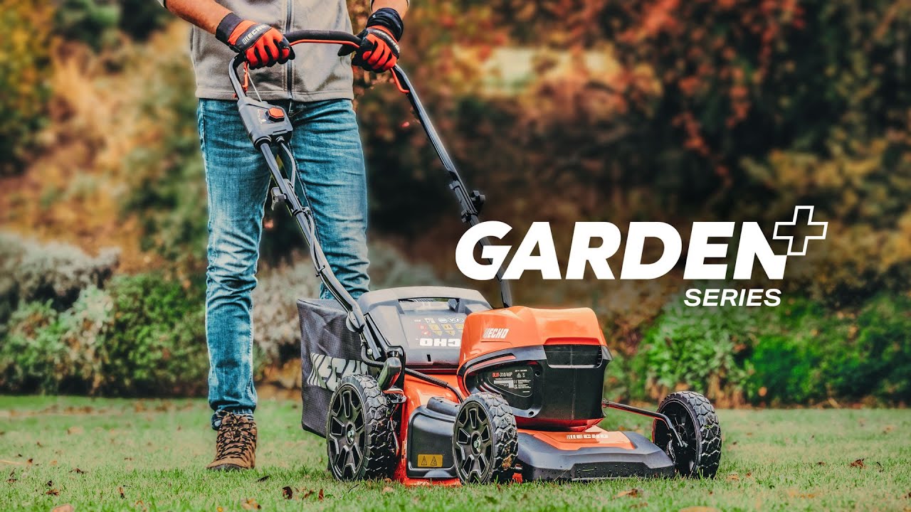 Garden+ Serie | Akku-Rasenmäher mit Antrieb und Akku-Rasentrimmer | Für vielseitige Heimwerker!