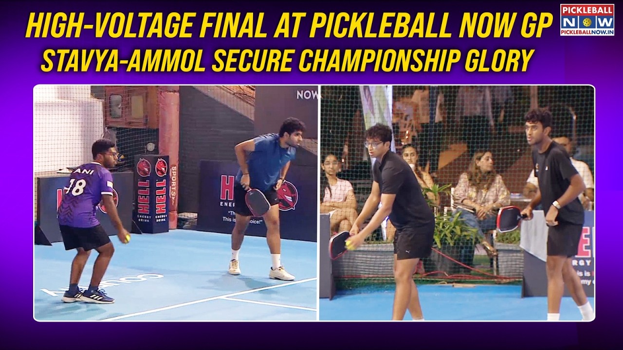 High Voltage Final at Pickleball Now GP! Stavya-Ammol Secure Championship Glory