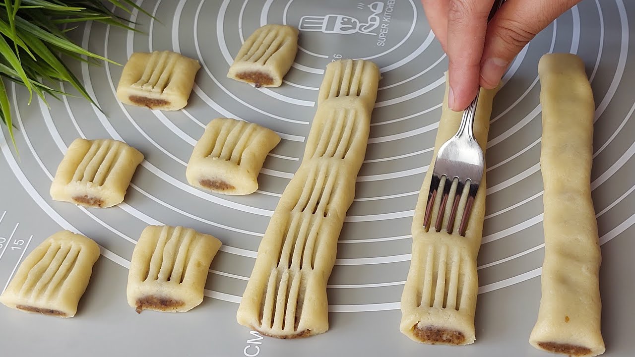 Эти печеньки тают во рту! Вкусный и легкий, Быстрый и легкий десерт 😋