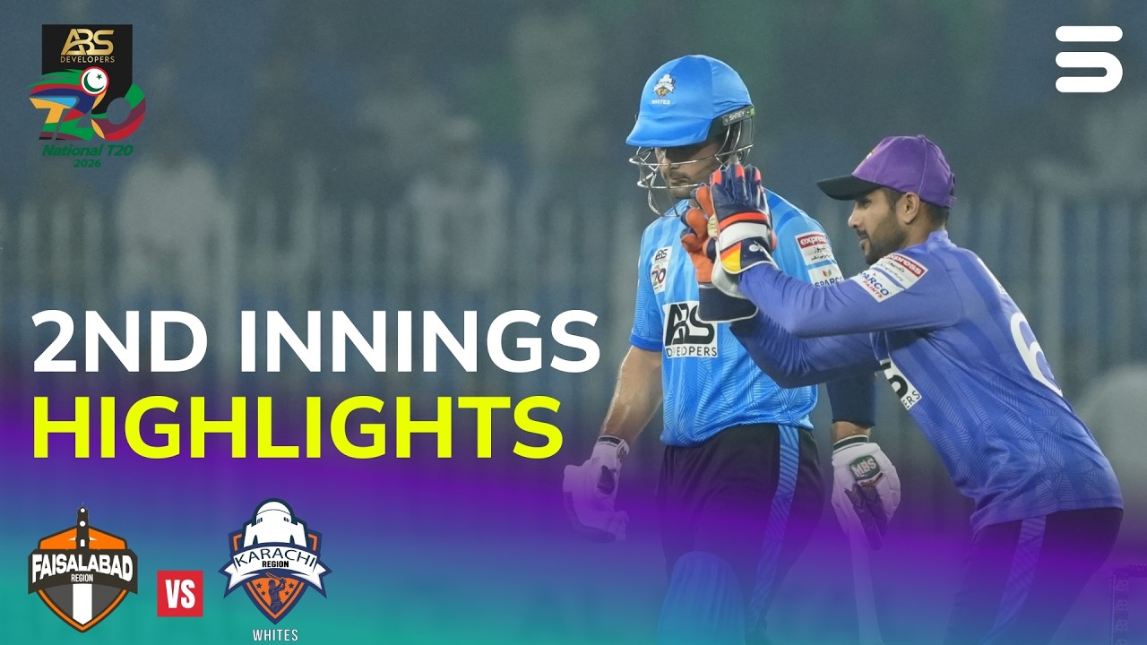2nd Innings Highlights | Faisalabad Karachi | M 2| National T20 Cup 2026 | MZA1U