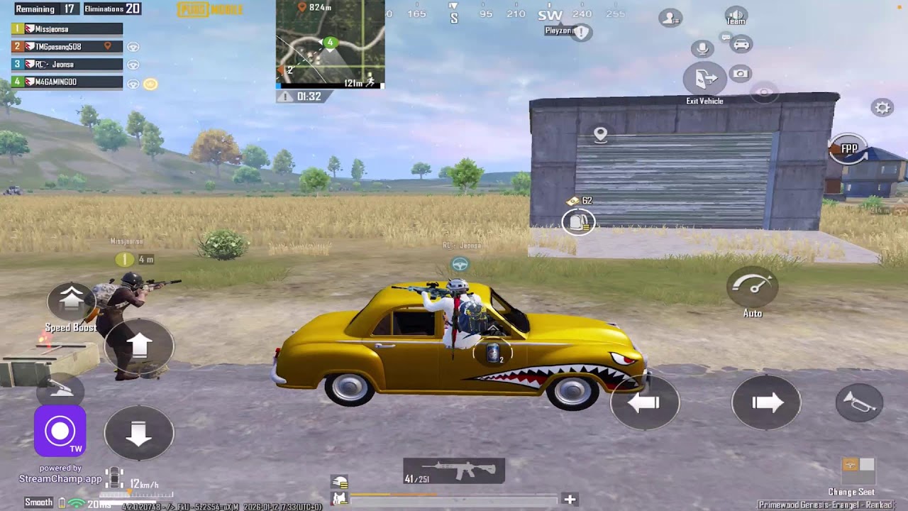 Broadcast powered by StreamChamp