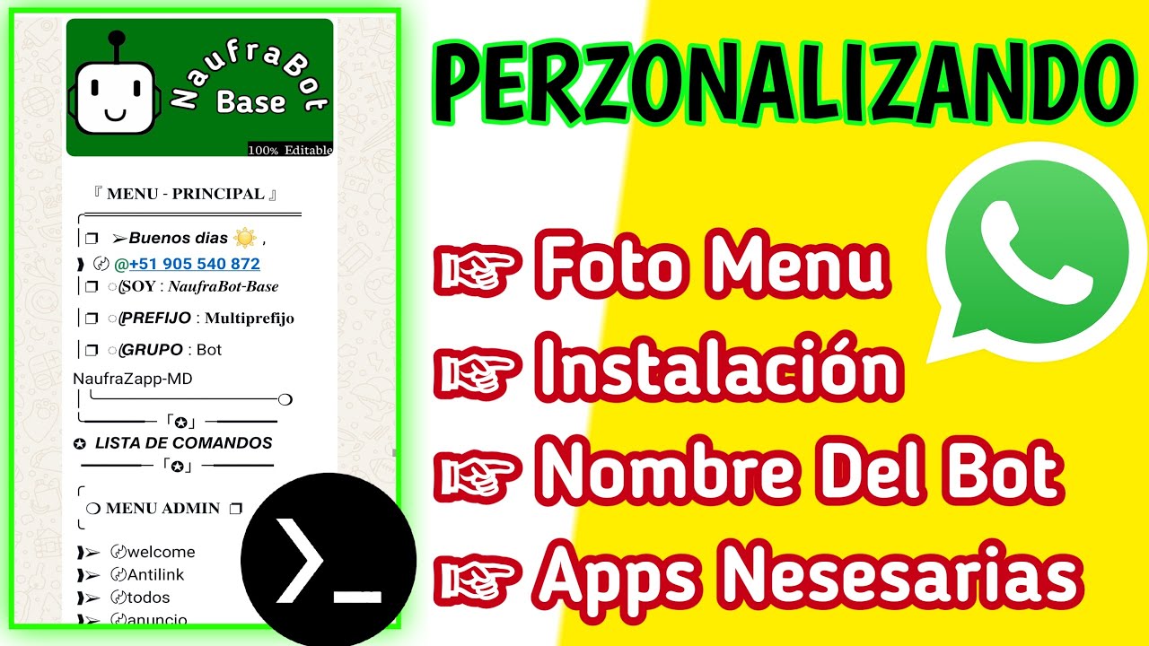 C&oacute;mo CREAR tu propio BOT GRATUITO para tu GRUPO de WhatsApp|| F&aacute;cil r&aacute;pido y funcional