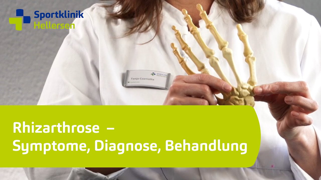 Rhizarthrose / Schmerzen im Daumen &ndash;  Das k&ouml;nnen Sie tun!