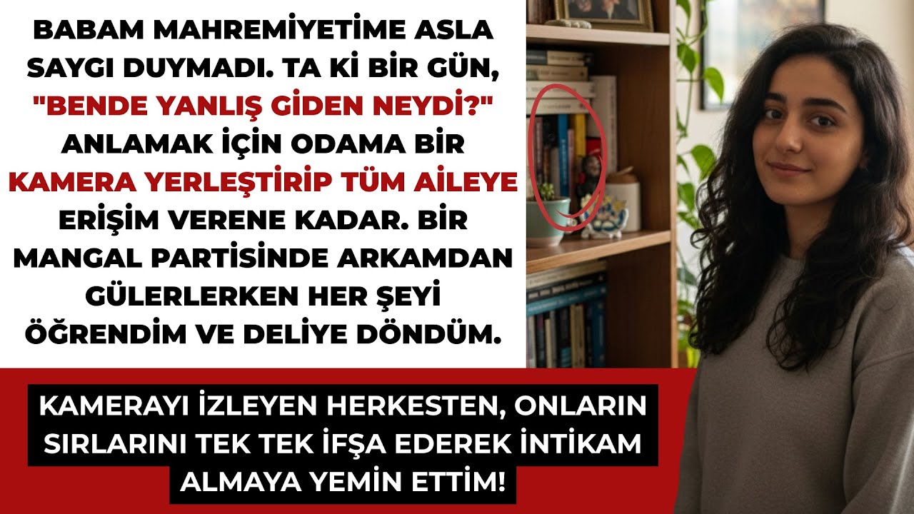 Babam odama gizli kamera koydu, aileme izlettirdi… Arkamdan herkes güldü!