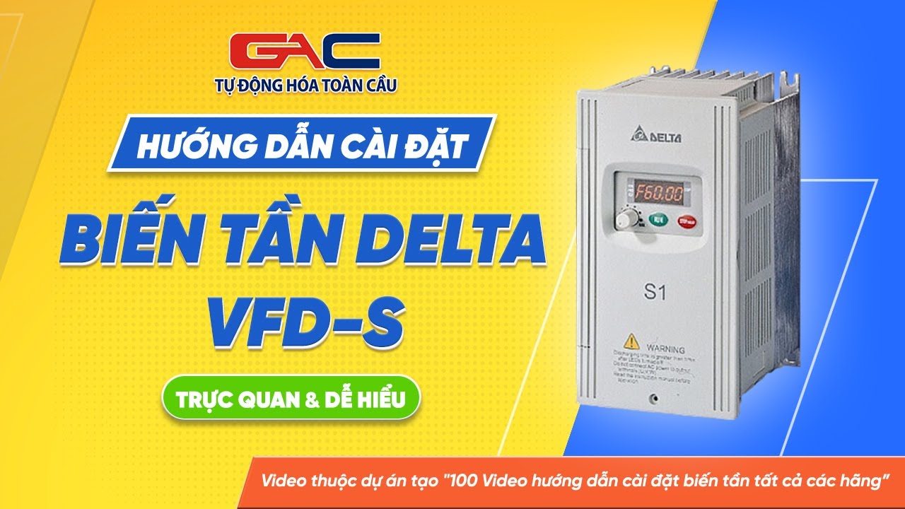 Cài đặt biến tần Delta VFD-S & Hướng dẫn đấu nối dây #inverter #bientan #tudonghoatoancau