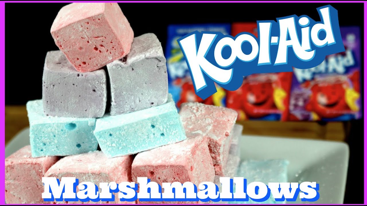 Kool Aid Marshmallows | DIY Kool Aid Marshmallows by FunFoods