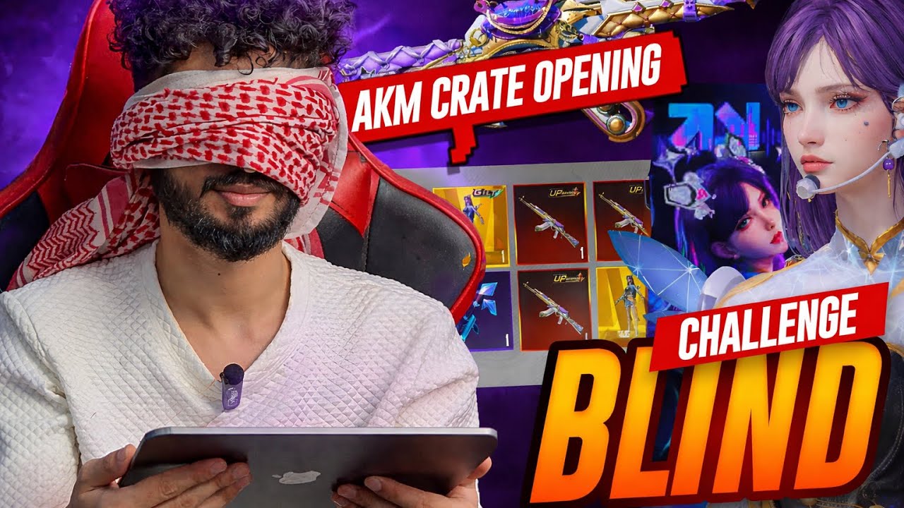 Blind Challenge Gone Wrong 🤬 | New AKM Crate Opening 😍 | Dimensional Diva Ultimate Set | PUBG MOBILE