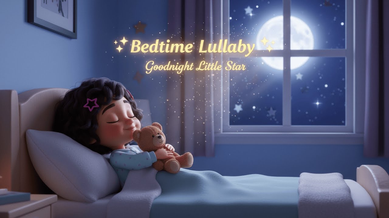 Bedtime Lullaby for Babies 🌙 | Goodnight Little Star | Sleep Song for Kids