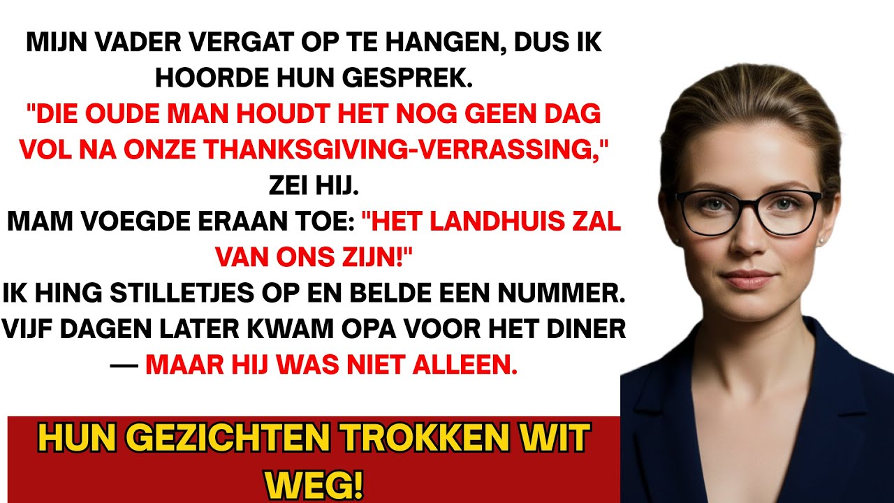 Mijn vader wilde mijn miljardair-opa iets ergs aandoen om zijn landhuis te krijgen, maar toen hij...
