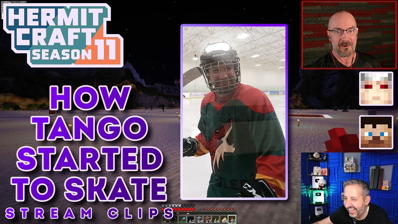How @TangoTekLP Learned To Skate | Stream Clips | Hermitcraft Season 11