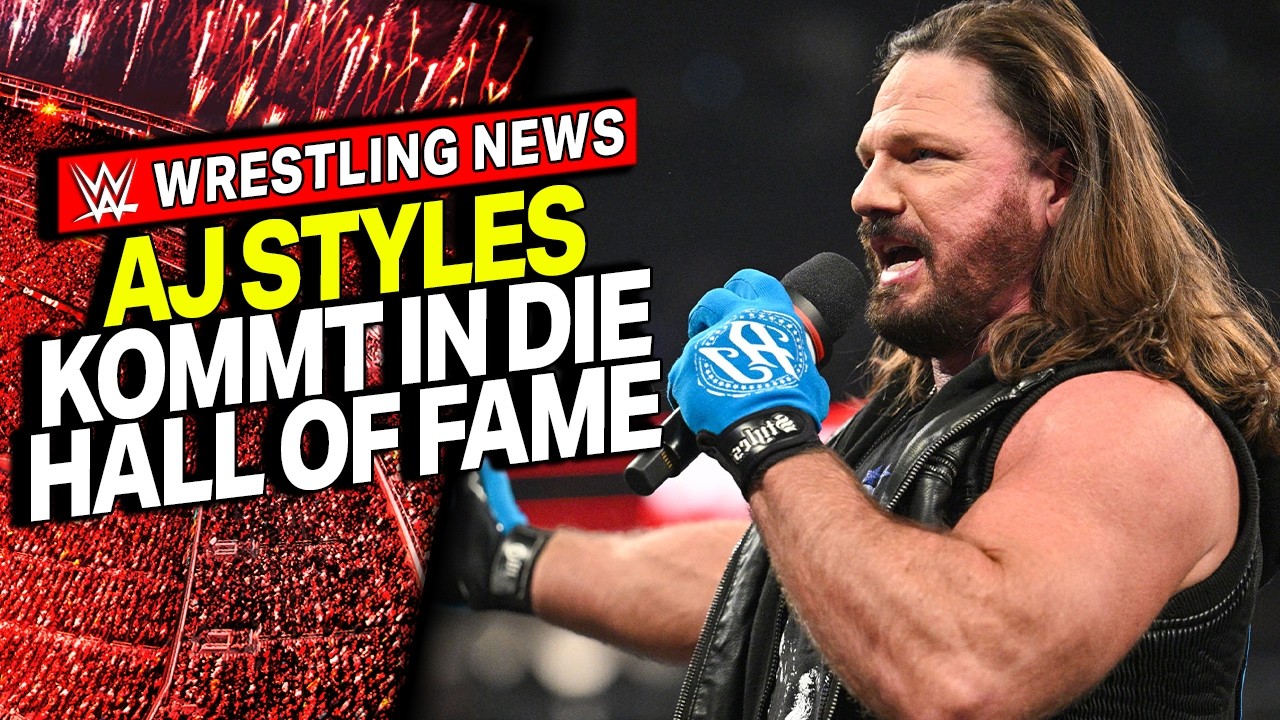 AJ Styles kommt in die WWE Hall of Fame 2026