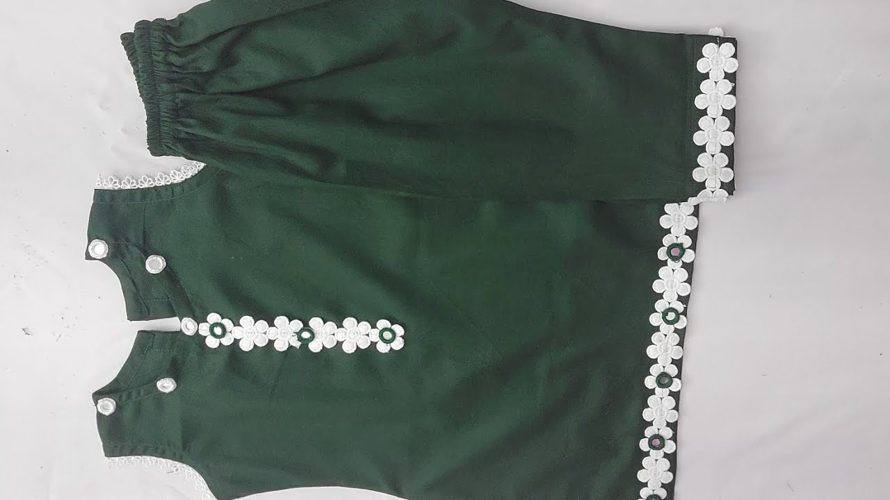 14 August 2024 baby girl dress cutting and stitching. #sweing #handmade #fashion #kameezcutting