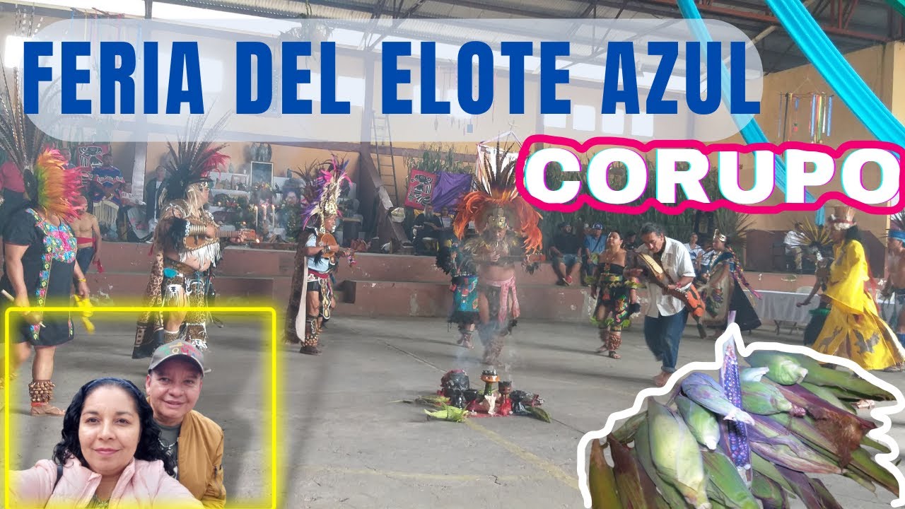 FESTIVAL DEL ELOTE AZUL Corupo Michoacán, Muestra gastronómica, Danzas