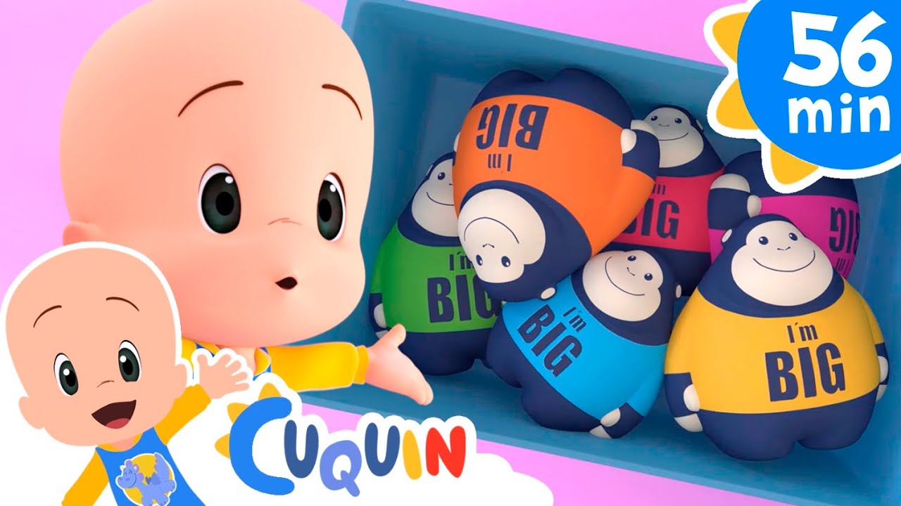 Cinco macaquinhos 🙊🖐  e mais músicas infantis de Cleo e Cuquin - Família Telerín