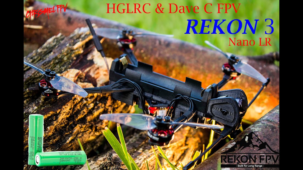 Rekon3 Nano Long Range, Two 18650's tested, A Samsung 25r & A BAK both 2500mAh.