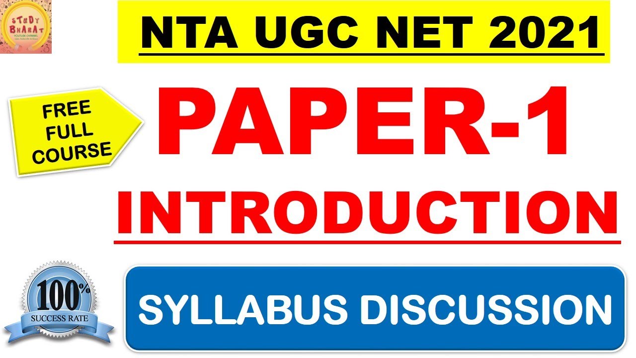 Ugc Net 2021 Paper 1 Introduction Video Syllabus discussion