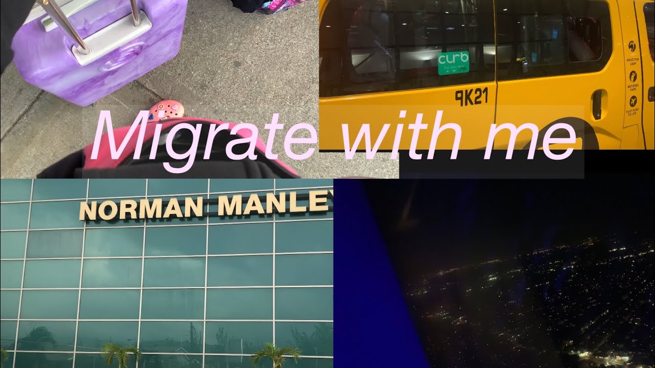 MIGRATING FROM JAMAICA TO AMERICA + travel Vlog✈️