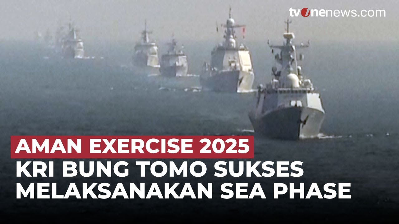 KRI Bung Tomo-357 Sukses Laksanakan Latihan Multilateral AMAN-25 | OneNews Update