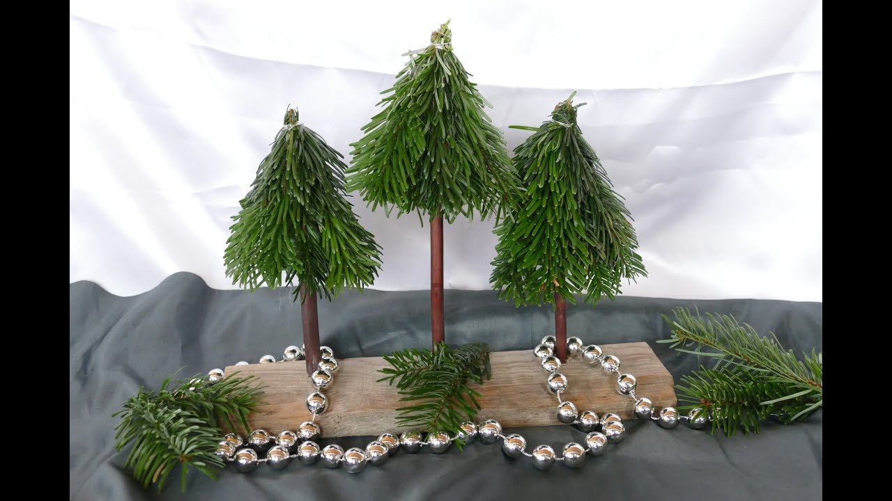 DIY Tanne basteln – christmas decoration  – Weihnachtsbasteln – super einfach