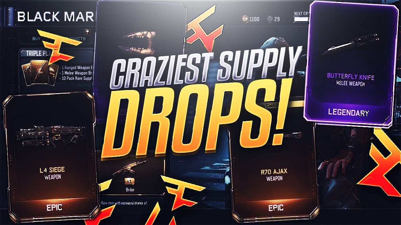 MY LUCKIEST SUPPLY DROP OPENING EVER!